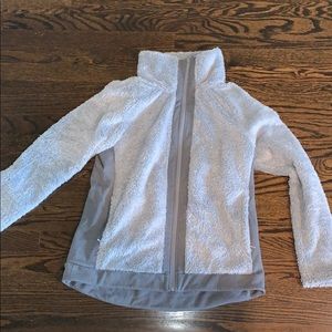 North face fuzzy jacket